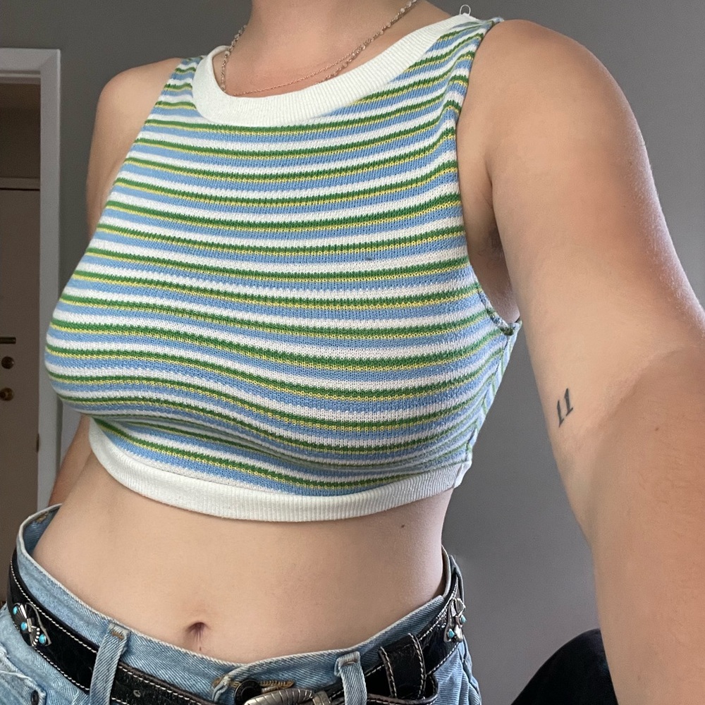 zara crop top